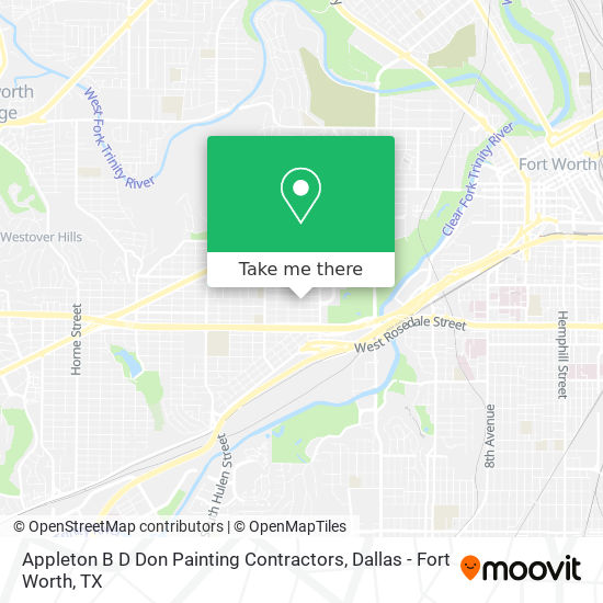 Mapa de Appleton B D Don Painting Contractors