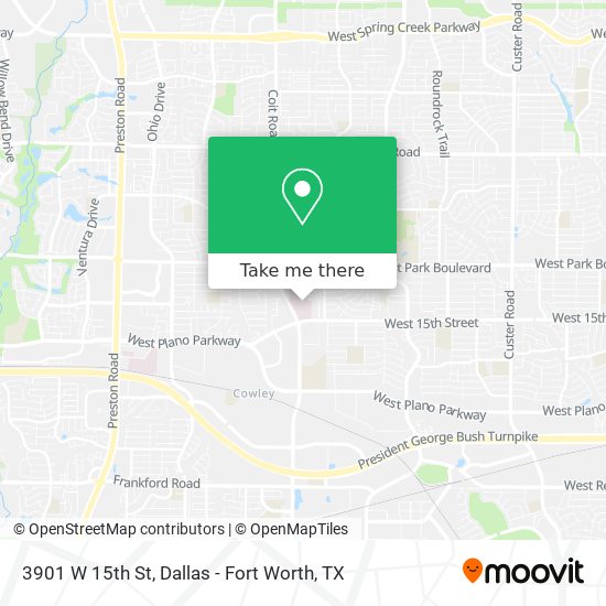 3901 W 15th St map