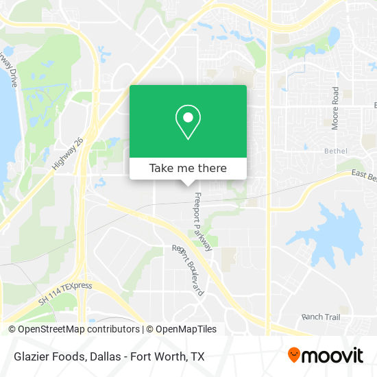 Glazier Foods map