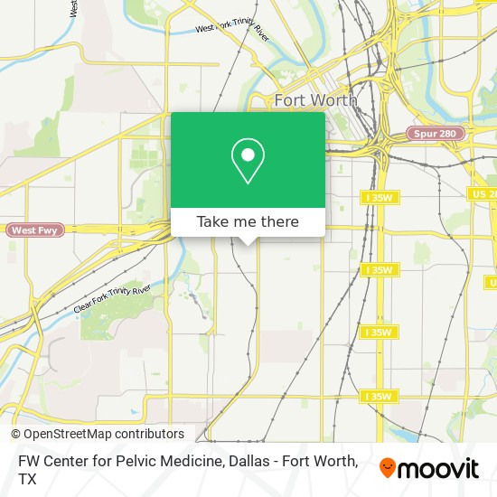 FW Center for Pelvic Medicine map