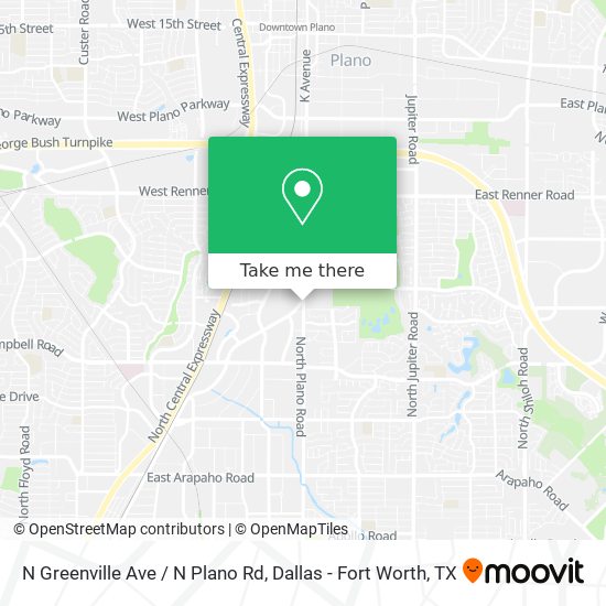 N Greenville Ave / N Plano Rd map