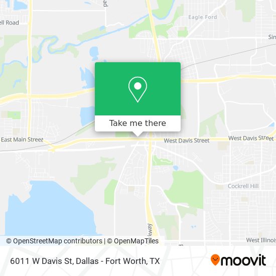 6011 W Davis St map
