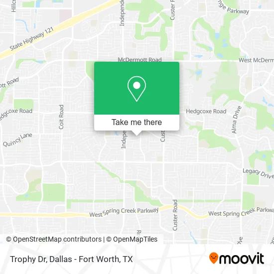 Trophy Dr map