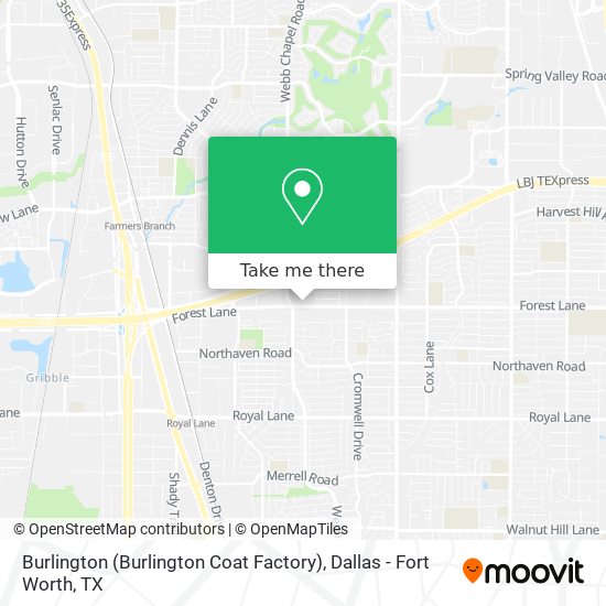 Mapa de Burlington (Burlington Coat Factory)