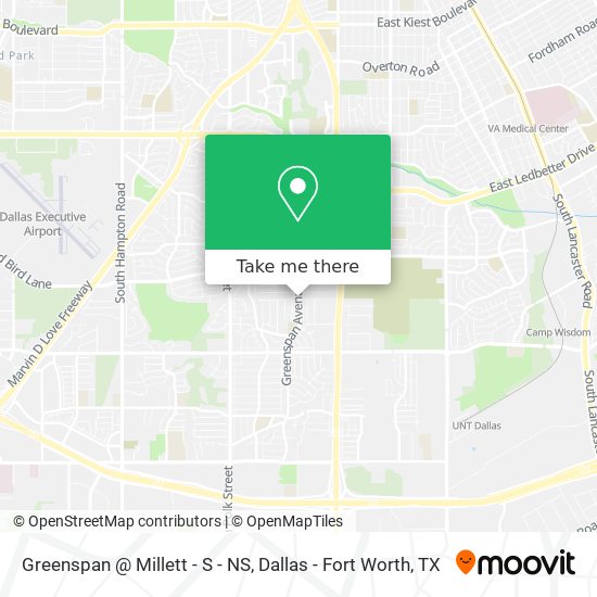Greenspan @ Millett - S - NS map