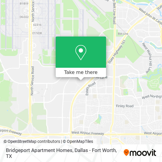 Bridgeport Apartment Homes map