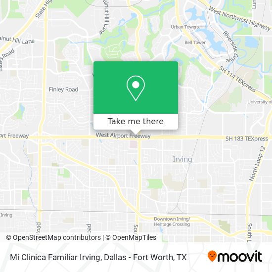 Mi Clinica Familiar Irving map