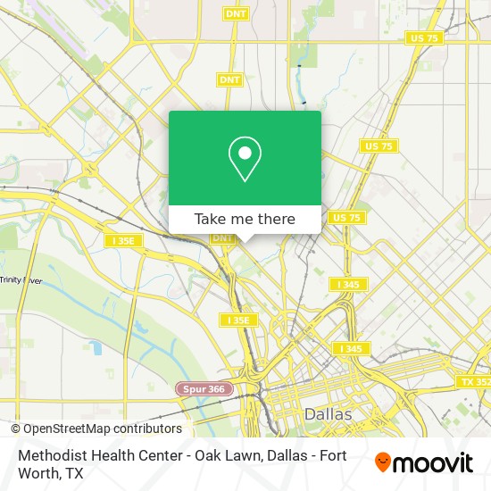 Mapa de Methodist Health Center - Oak Lawn