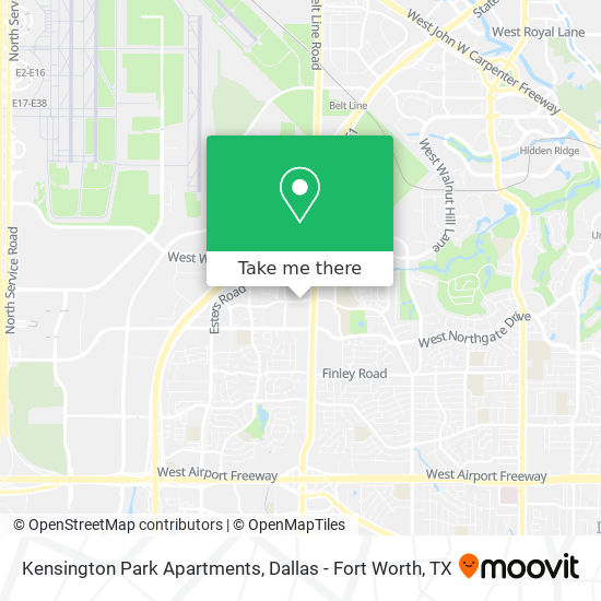 Mapa de Kensington Park Apartments