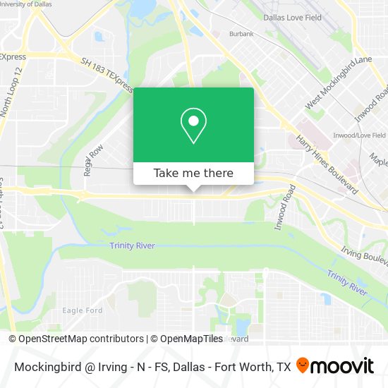 Mockingbird @ Irving - N - FS map