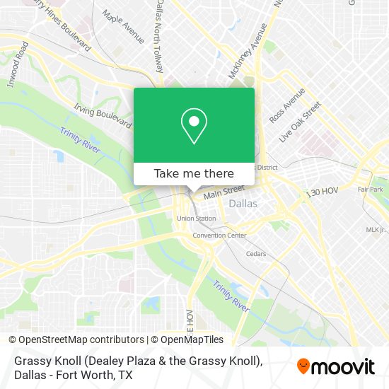 Mapa de Grassy Knoll (Dealey Plaza & the Grassy Knoll)