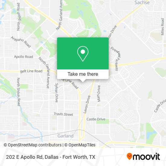 202 E Apollo Rd map