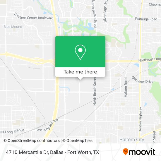 4710 Mercantile Dr map