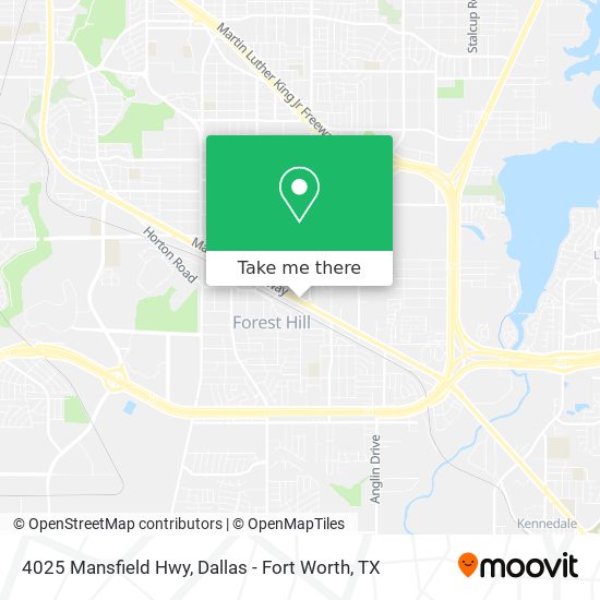 4025 Mansfield Hwy map