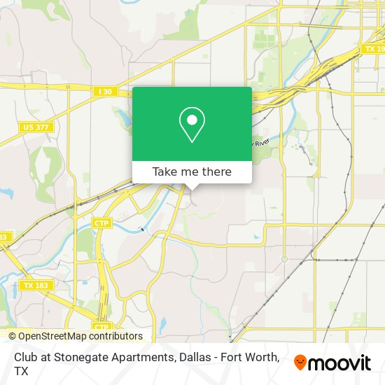 Mapa de Club at Stonegate Apartments