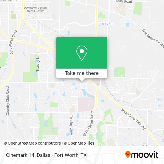 Mapa de Cinemark 14