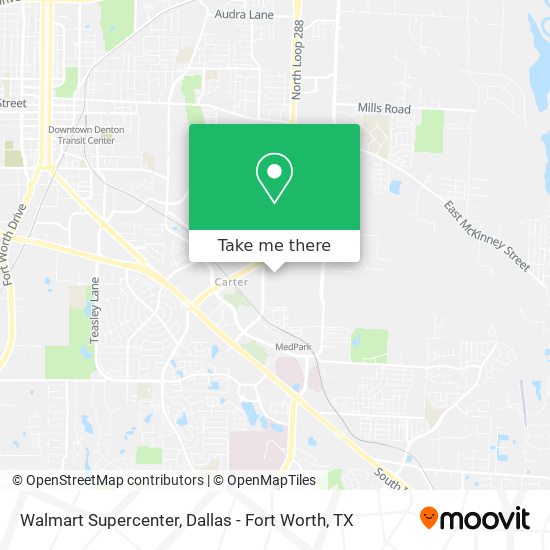 Walmart Supercenter map