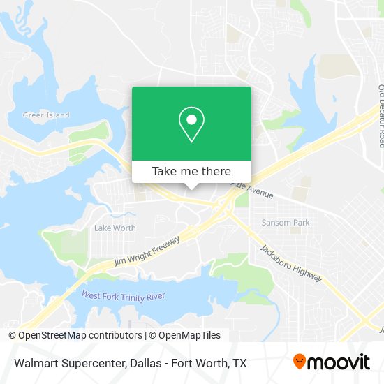 Mapa de Walmart Supercenter