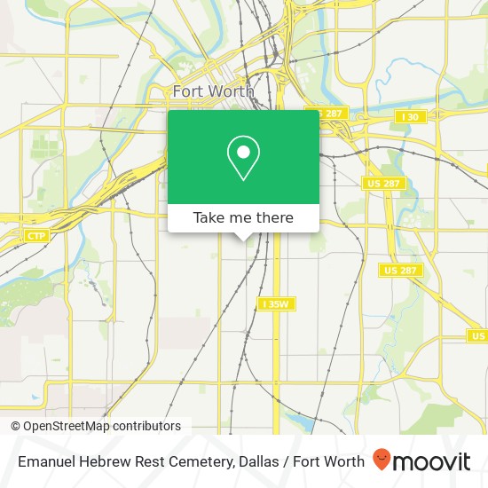 Emanuel Hebrew Rest Cemetery map