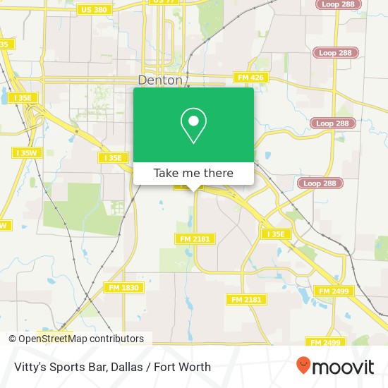 Vitty's Sports Bar map