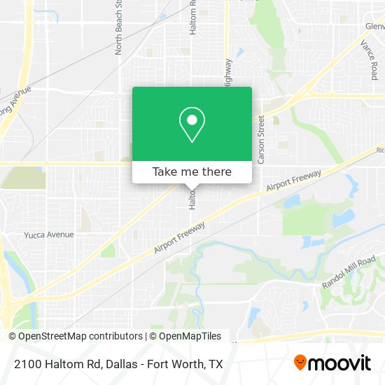 2100 Haltom Rd map