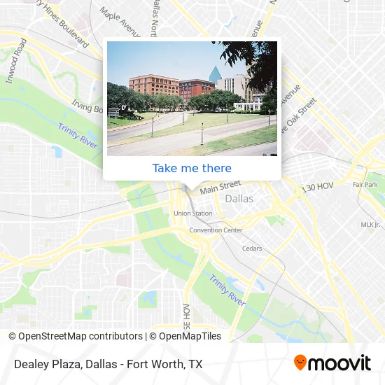 Dealey Plaza map