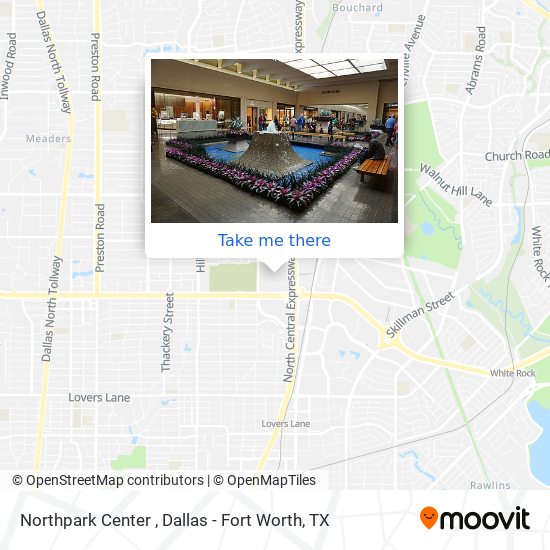 How to get to Louis Vuitton Dallas Northpark Mall by Bus or Light