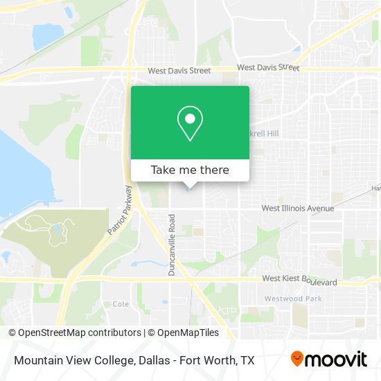 Mountain View College map