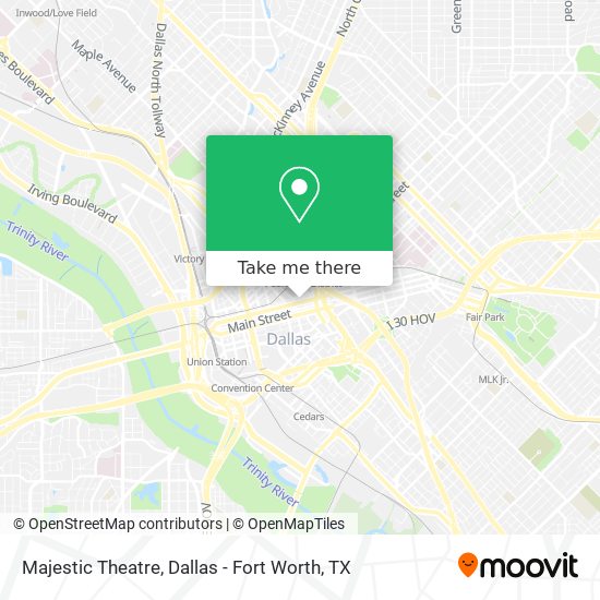 Majestic Theatre map