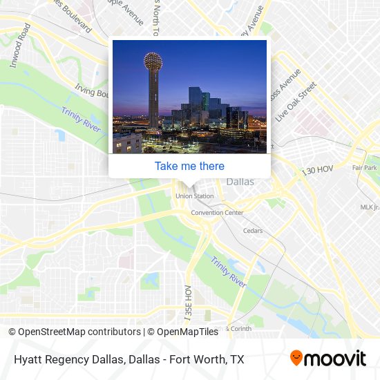 Mapa de Hyatt Regency Dallas