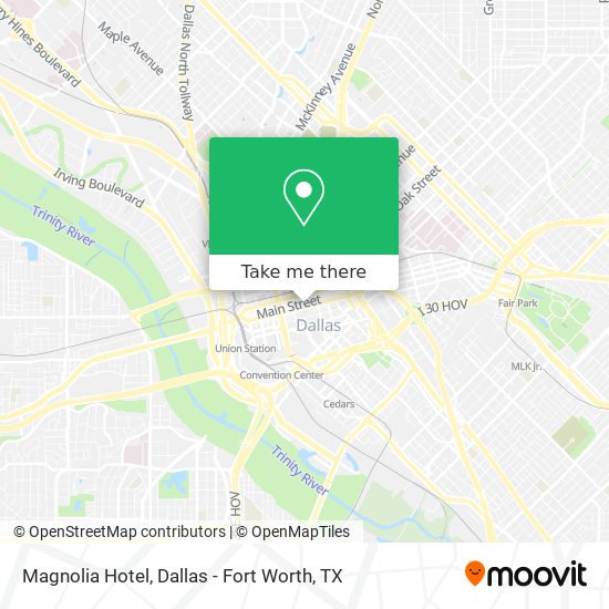Magnolia Hotel map