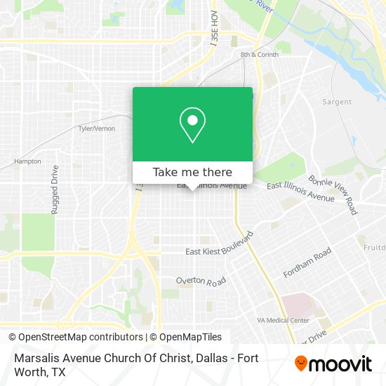 Mapa de Marsalis Avenue Church Of Christ