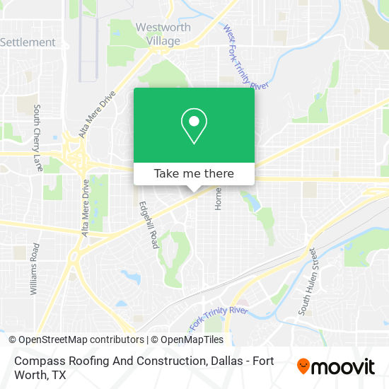 Mapa de Compass Roofing And Construction