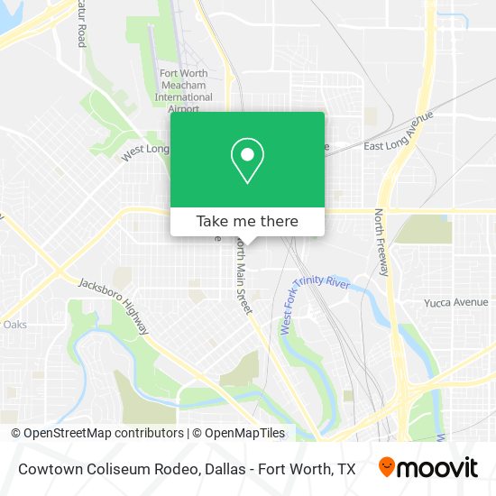 Mapa de Cowtown Coliseum Rodeo