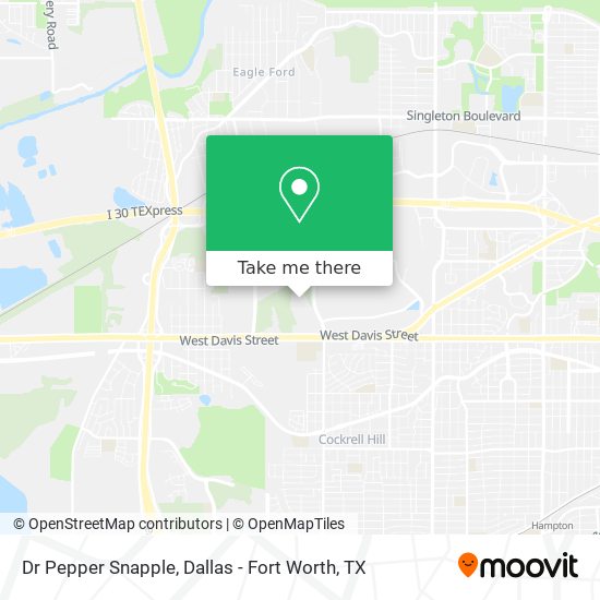Dr Pepper Snapple map