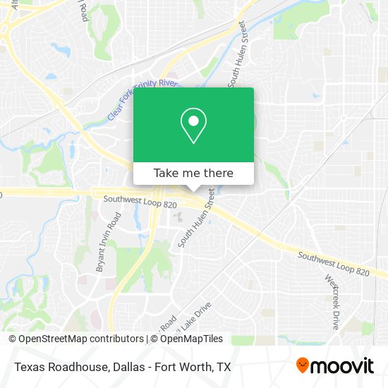 Texas Roadhouse map