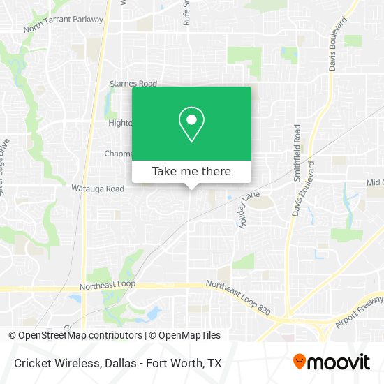 Cricket Wireless map