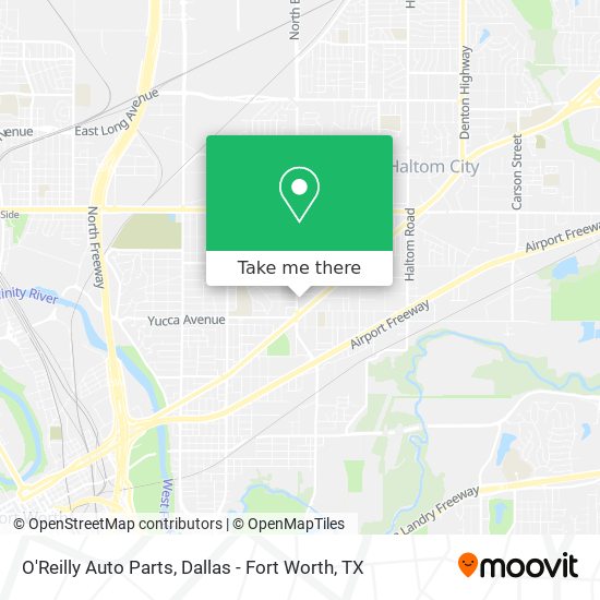 O'Reilly Auto Parts map