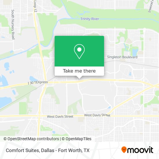 Comfort Suites map