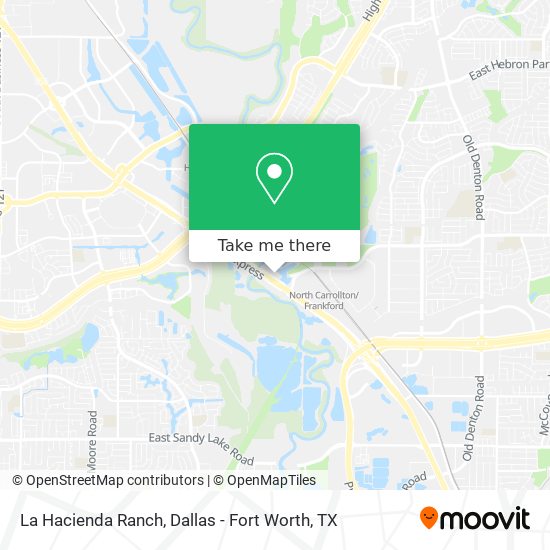 La Hacienda Ranch map