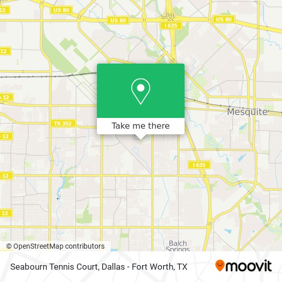 Seabourn Tennis Court map