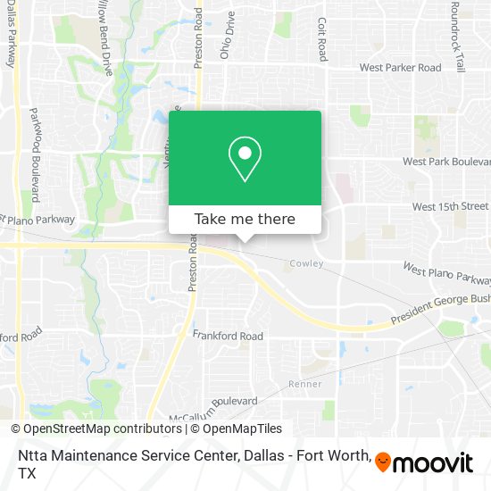 Ntta Maintenance Service Center map