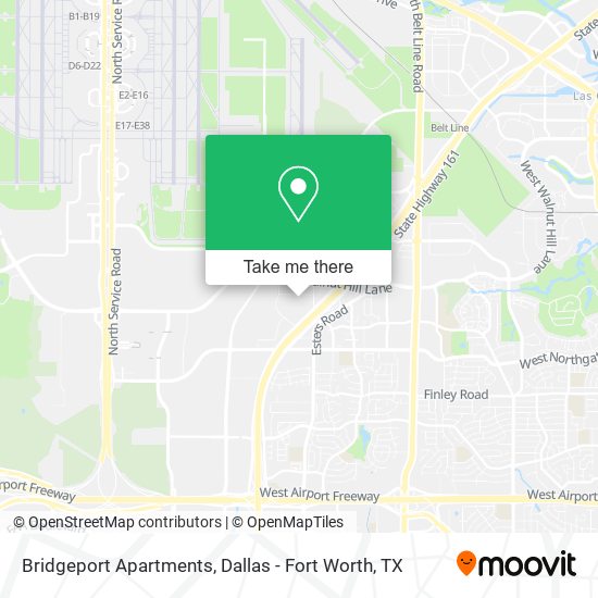 Bridgeport Apartments map