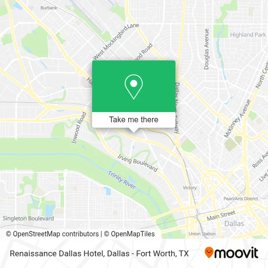 Renaissance Dallas Hotel map