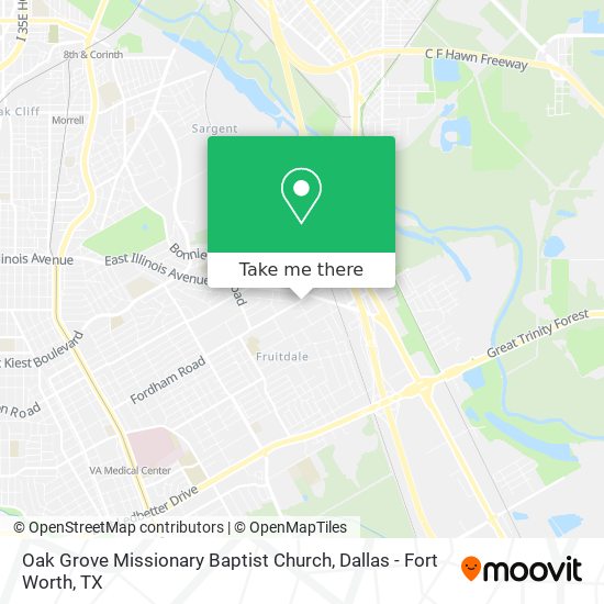 Oak Grove Missionary Baptist Church map