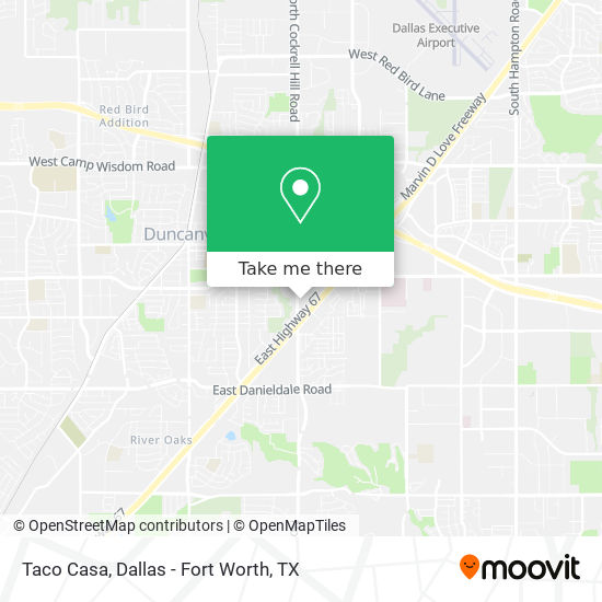 Taco Casa Locations Map How To Get To Taco Casa In Duncanville By Bus Or Light Rail?
