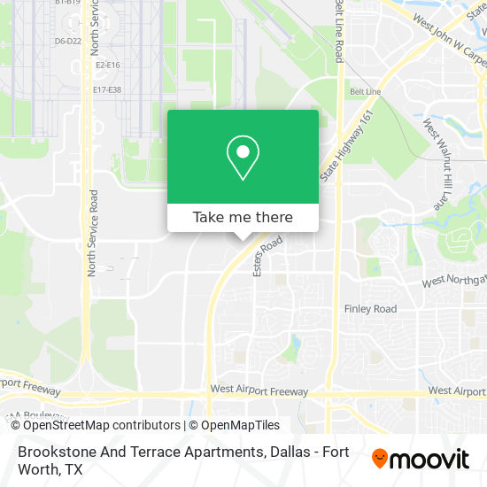 Mapa de Brookstone And Terrace Apartments