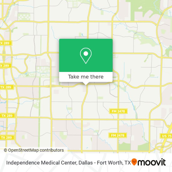 Independence Medical Center map