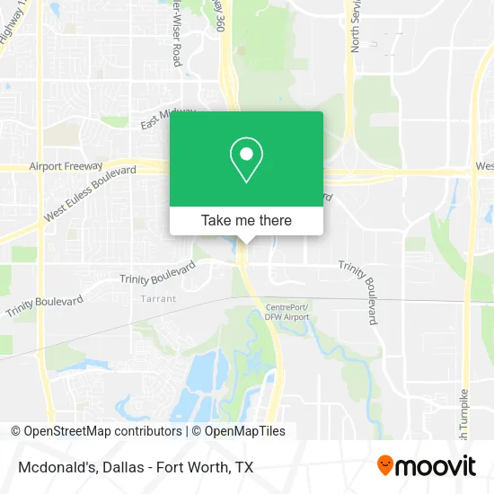 Mcdonald's map