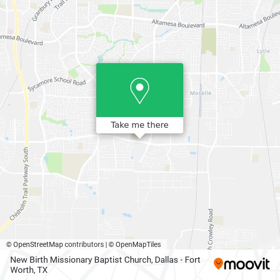 New Birth Missionary Baptist Church map